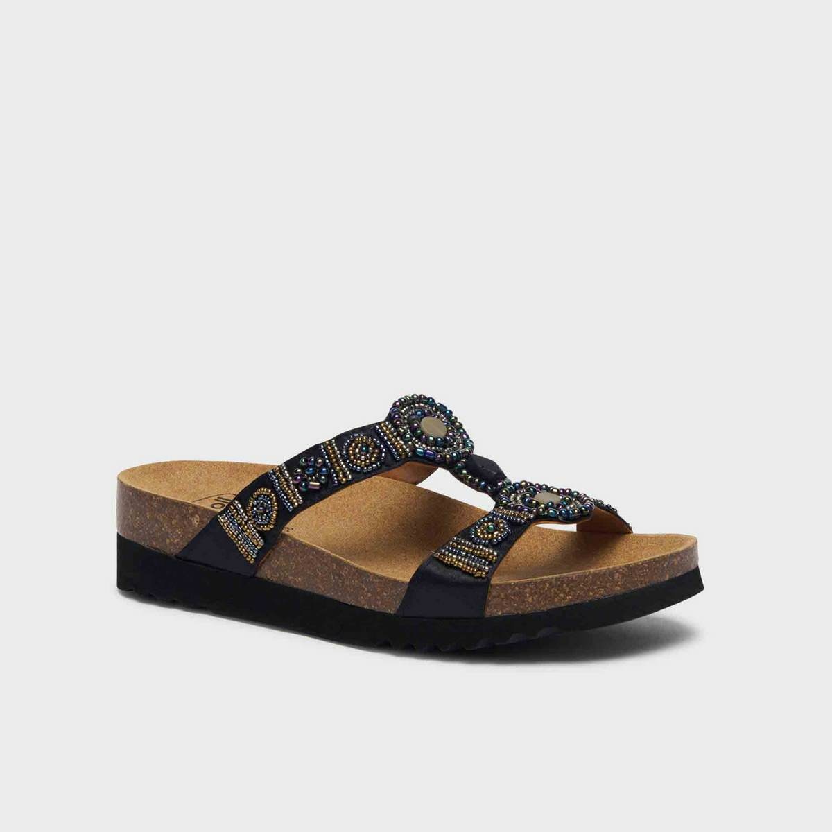 Scholl Pantofle New Bogotà Wedge černá