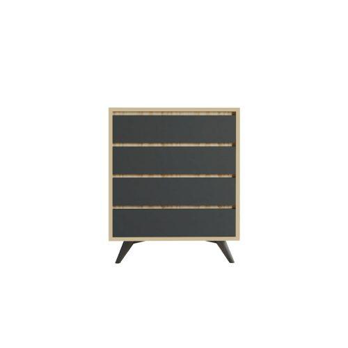 Komoda Suvera Oak and Anthracite