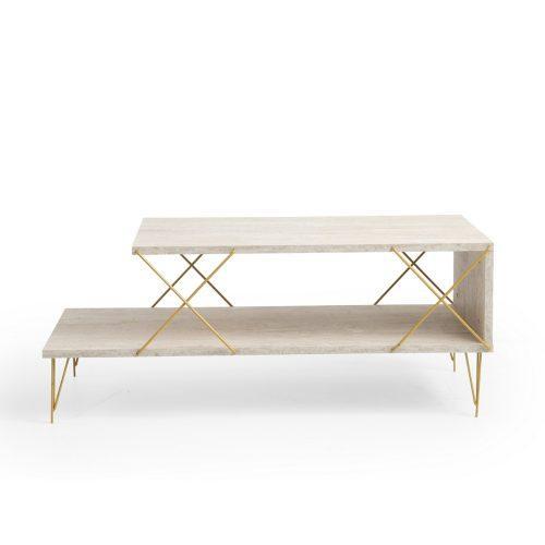 Konferenční stolek Loire Gold Travertine