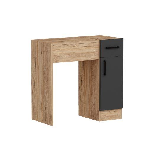 Kosmetický stůl Inci Anthracite