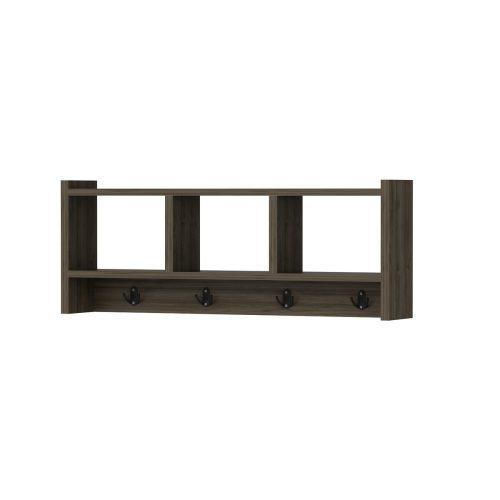Nástěnný věšák Midnight Walnut
