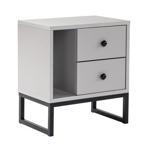 Noční stolek Glimmer Grey