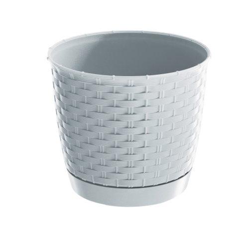 Plastový květináč Ratolla Round bílá