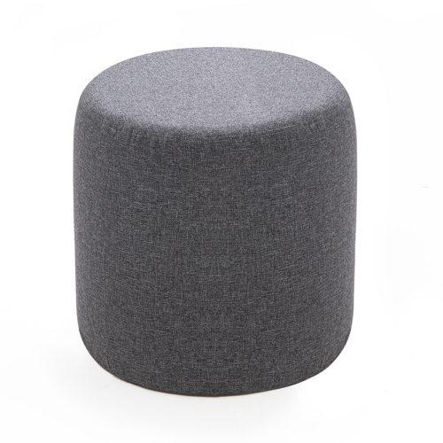 Taburet Silindir Puf Anthracite