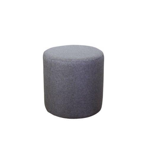 Taburet Silindir Puf Brown