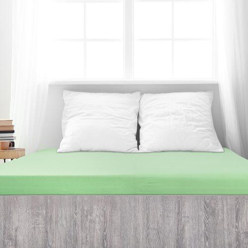 4Home jersey prostěradlo Premium zelená
