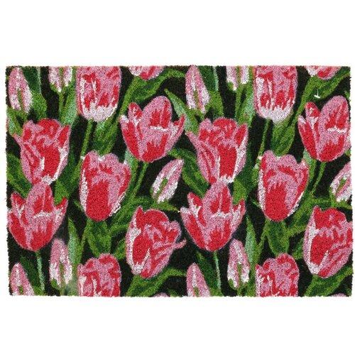 Kokosová rohožka Pink tulips