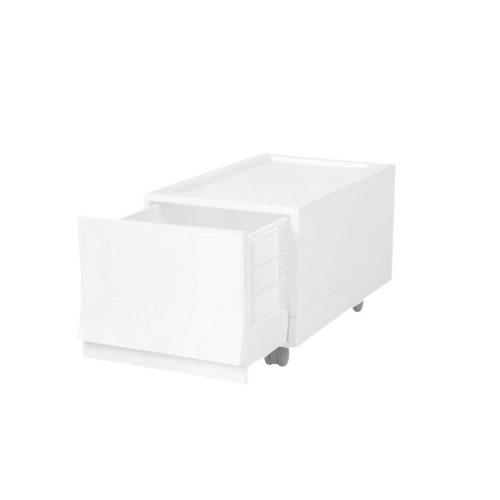 Modulární úložný box Wave Junior Snow s kolečky 43
